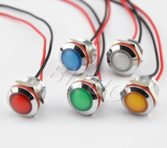 How to use button indicator light?