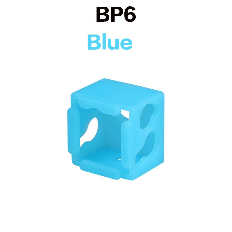 For E3D V6/V5 MK7 MK8 MK9/Volnaco /BP6 Heat Block Socks Silicone Sleeve Heater Block Hotend Protector Cover For 3D Printer Parts