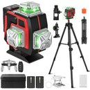 16 Lines Laser Level With 1.2M Tripod Green Line SelfLeveling 360 Horizontal And Vertical Remote Control Green Beam Laser Levels