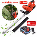 21V Cordless Hedge Trimmer 22 Inch Electric Hedge Trimmer with 3.0Ah Battery & Charger with Dual Action Blade 3/5" Cut Capacity