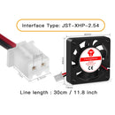 3D Printer Fan 5015/4020 Cooling Turbine Fan 5V 12V 24V Ultra-quiet Oil Bearing about 7500 RPM Turbo Mini Fan For 3D Printer