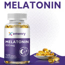 Melatonin - Improve Sleep Quality, Relieve Anxiety, Stress, and Help Deep Sleep - 120 Capsules
