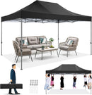 Gazebo 3x4.5m Waterproof Stable Outdoor Foldable Garden Gazebo without sidewall, for Party Tent, UV Protection 50+