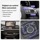 Road Top Wireless CarPlay for Audi Q5 2018-2019, with Mirror Link AirPlay Android Auto Rear View, Original Control