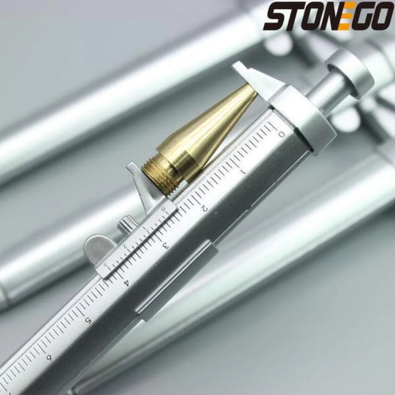 STONEGO Multifunction Ballpoint Pen Creative Vernier Caliper Roller Ball Pen Measuring Tool Student Supplies