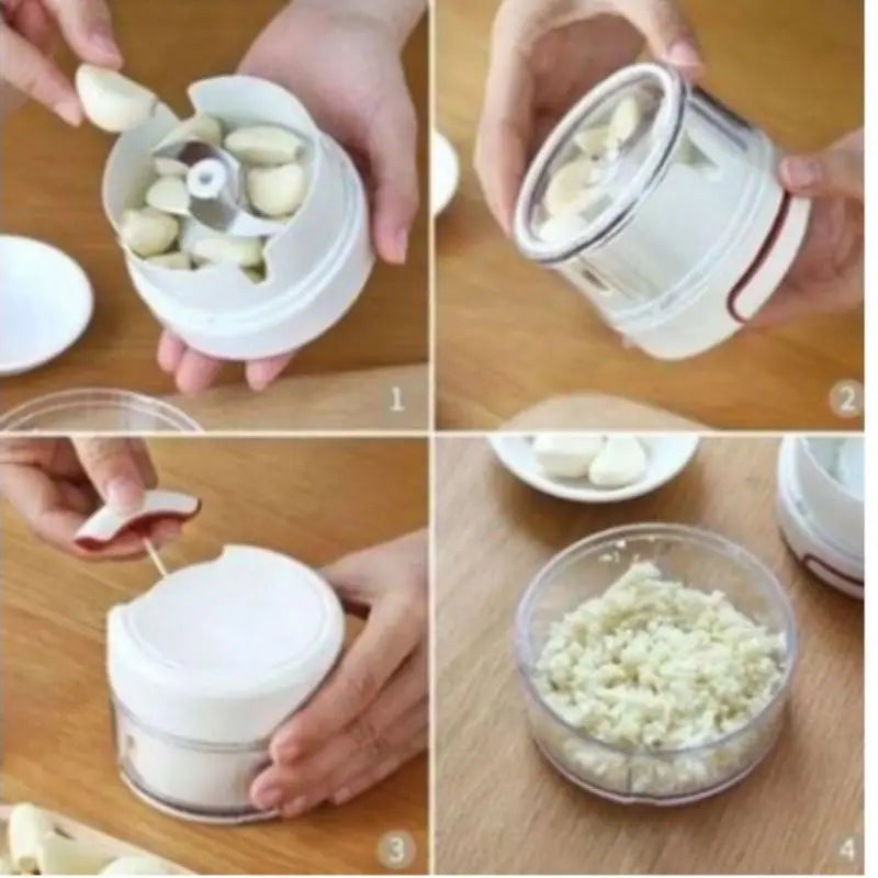 Mini Food Processor Manual Garlic Shredder