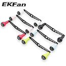 Ekfan Series Fishing 140MM Alloy Alluminum Handle TPE Material Knob For SHI & DAI Baitcasting Reel Tackle Accessory