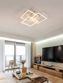 LED Ceiling Light, 40W Modern Square Dimmable Ceiling Lamp with Remote Control for Living Room Dining Room Bedroom