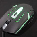 Mouse Com Fio Gamer USB Led RGB DPI-1600-2400-3200