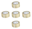 Kit 5 Fitas Adesiva Transparente 45X50 - 5 Rolos