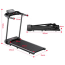 Electric Treadmill Compact Folding Treadmill for Home up to 12 km/h with LED Display App and Tablet Holder for Home Office