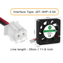 3D Printer Fan 5015/4020 Cooling Turbine Fan 5V 12V 24V Ultra-quiet Oil Bearing about 7500 RPM Turbo Mini Fan For 3D Printer