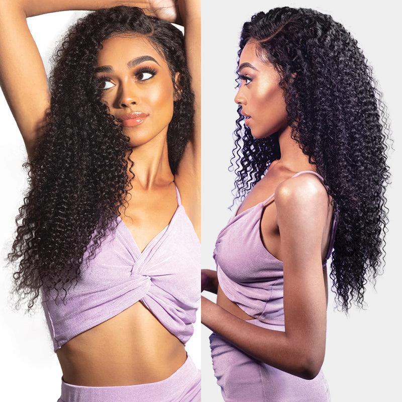 Shake-N-Go Glossy Virgin Remy Hair Weave 3 Bundles Spanish Curl – Soft, Shiny, Natural Look, Full Volume, Easy Styling