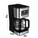 950W Automatic Coffee Machine 12 Cups Stainless Steel Coffee Machine Kitchen Drip Coffee Grind Machines