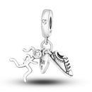 2024 Expect Amazing Carnival Charms Bead 925 Sterling Silver Play Football Dangle Fit Bangle Bracelet Necklace DIY Jewelry