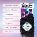 Shake-N-Go Glossy Virgin Remy Hair Weave 3 Bundles Spanish Curl – Soft, Shiny, Natural Look, Full Volume, Easy Styling