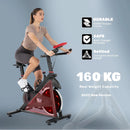 Exercise Bike Spinning Bike Indoor 6kg Flywheel Quiet Magnetic Resistance and Pulse Sensor Ergometer Bicycle 150kg Load Capacity