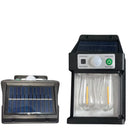 Luminária Lanterna Dupla Led Luz Solar Externa A Prova D'Água Com Sensor De Presença E Movimento