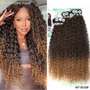 Cabelo Para Entrelace Bio Fibra Orgânico Mulheres Extensões Fibra Química Orgânica Alta Qualidade 300g 9Pcs "HELENA"-MODA