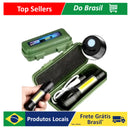 Mini Lanterna Cordinha Tática, USB, luz forte, portatil, Led E Zoom Recarregável