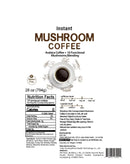 Premium Mushroom Coffee Powder: Arabica Coffee with 10-Mushroom Blend (Lion's Mane, Chaga, Reishi & More) for Enhanced Focus, En