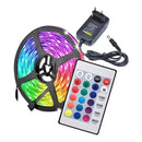 Kit Fita Led Colorida 3528 Rgb Luz Led Original Com Fonte E Controle