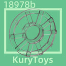 Kury Toys DIY MOC For 18978b 10pcs Building block parts For Wheel Cover 10 Spoke - for Wheel 18976