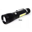 Mini Lanterna Tática Potente Led Recarregavel  Com Clipes