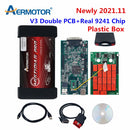 Top Sell 2021.11 Multidiag Pro Bluetooth 2PCB OBD2 Scanner TCS PRO VCI V3.0 V9.0 NEC Relay Real 9241A Car Truck Diagnostic Tool