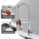 Torneira Cozinha Moderna com Spray Articulado Versátil