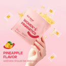 Quitmood Feminine Balance Gummies - Hawaiian Pineapple - Women's Probiotics-ph Balance- 30 Gummies, individual package vitamin C