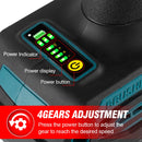 35000RPM Brushless Die Grinder 6mm 2000W Electric Cordless Variable Speed Rotary Tools For Makita 18v Battery (No Battery)