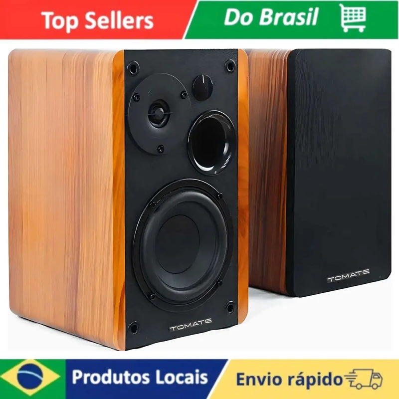 Tomato Speaker Audio Monitor with Bluetooth Professional Black 110V/220V Portable Speaker Speaker