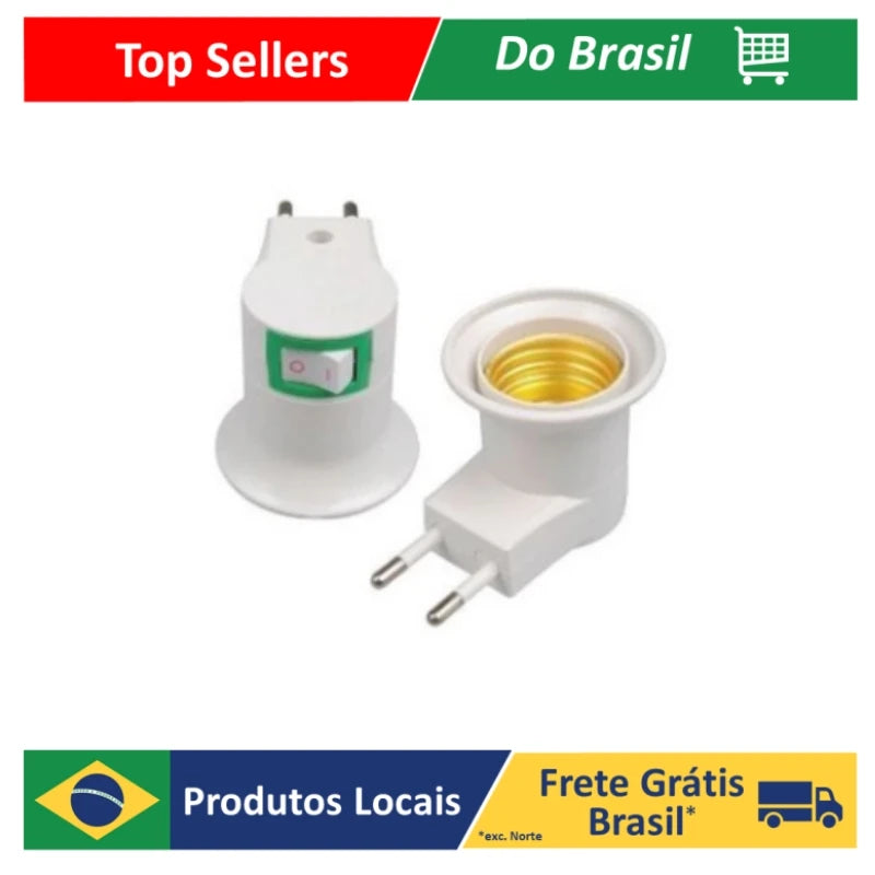 Sockets E27 Bulb Socket Key Shut Off Lamp Plug Socket