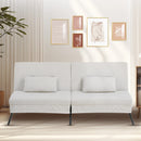 COMHOMA Fabric Sofa Bed 3 Seater Upgraded Frame 5-Gear Back Angle Adjustable Futon Sofa for Living Room