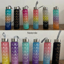 300ml Bottle of Water Motivational in Portuguese Squeeze Capacity