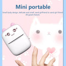 Portable Mini Thermal Printer Wirelessly BT 203dpi Photo Label Memo Wrong Question Printing With USB Cable Imprimante Portable