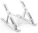 Suporte Fino Para Notebook Base Dobrável de Alumínio Ergonômico Ajustável e Portátil
