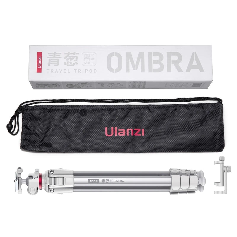 Ulanzi OMBRA Travel Tripod Aluminum Alloy Metal Outdoor Smartphone DSLR Camera Tripod Monopod With Arca Swiss Plate Ball Head