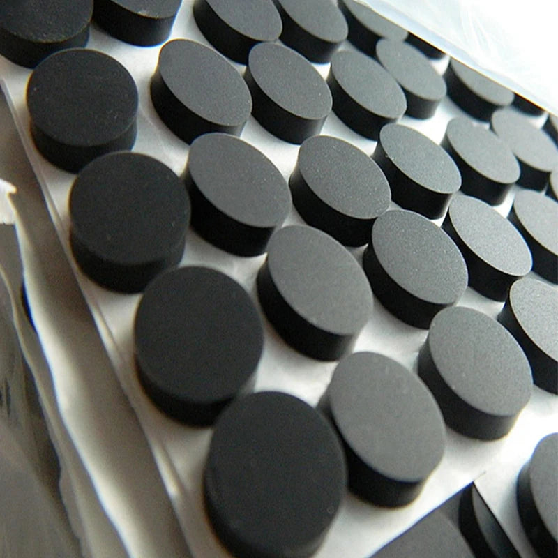 11mm-20mm Round Self Adhesive Backing Silicone Rubber Furniture Pad Foot Mat For Cabinet/Chair/Table Leg Cushion Spacer Gasket