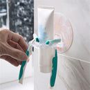 New Style Creative Plastic Toothbrush Holder Toothpaste Storage Rack Toothbrush Dispenser Bathroom Storage Rack Accessory Tool