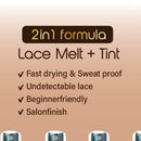 Ebin New York Wonder Lace Bond Tinted Lace Melt Spray 3.38oz/ 100ml - Strong Hold, Natural Tint, Perfect for Invisible Lace