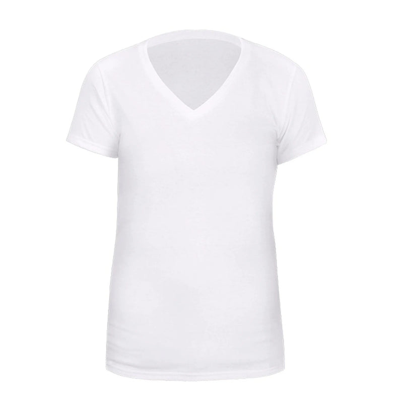 V Neck T Shirts for Men Rayon Made from Bamboo Tees Moisture Wicking Undershirts 1 Pack