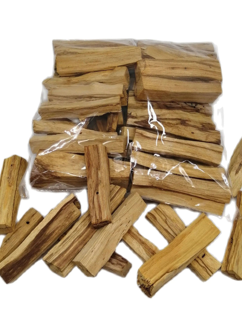 Palo Santo Natural bagged 1 kilogram thermically to preserve all its properties to burn, eliminate bad energy to promote Harmonia in the home collected in Peru Wood sacred aromatherapy Spa