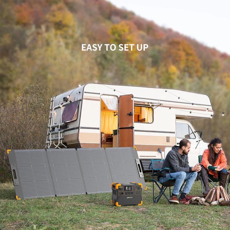 Pecron Solar Charger 36V 200W Foldable Solar Panel Waterproof IP67 For Portable Power Station/Generator Outdoor Travel  Camping