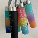 300ml Bottle of Water Motivational in Portuguese Squeeze Capacity