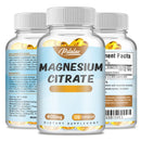 Magnesium Citrate Capsules - Supports Bone, Muscle, Sleep, and Skin Health - 120 Capsules