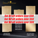 Heated Bed PEI Double side Textured Build Plate 184/220/235/257/300/310mm Magnetic Plate For Bambulab Series/Ender-3 S1 CR10