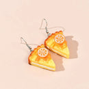 New Fashion Strawberry Cake Earrings For Women Resin Handmade Cute Watermelon Lemon Drop Earring Girl Birthday Ear Jewelry Gifts