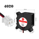 3D Printer Fan 5015/4020 Cooling Turbine Fan 5V 12V 24V Ultra-quiet Oil Bearing about 7500 RPM Turbo Mini Fan For 3D Printer